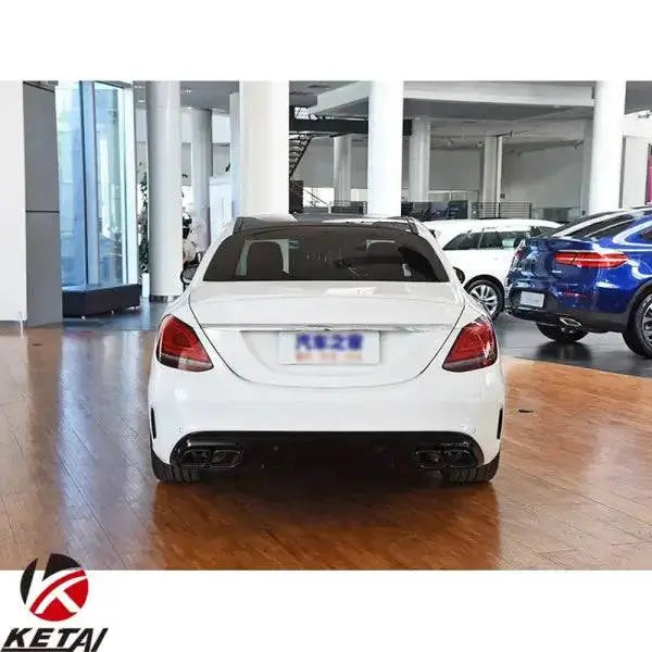 Wholesale 2019 C63 Style Stainless Steel Car Rear Bumper