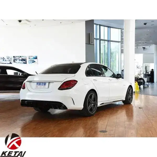 Wholesale 2019 C63 Style Stainless Steel Car Rear Bumper