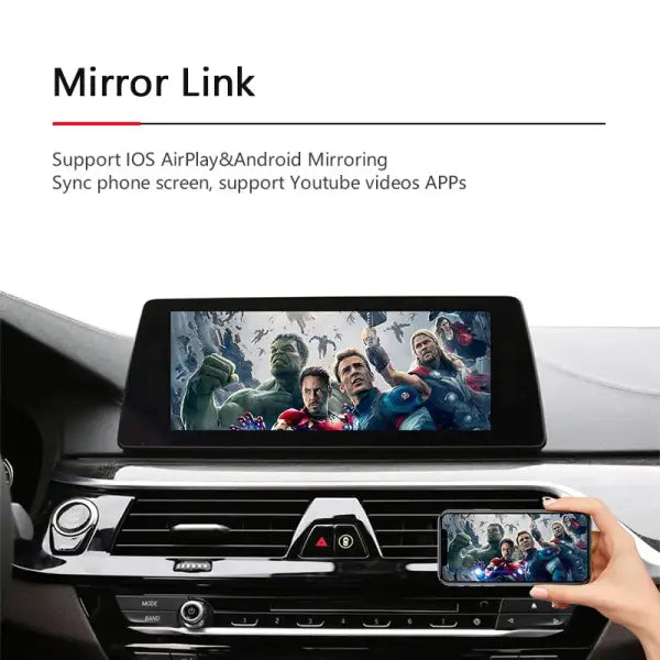 Wireless Apple Carplay Box Android Multimedia Video Interface for BMW 1-7 Series X1-X7 CIC NBT EVO for Mini Cooper