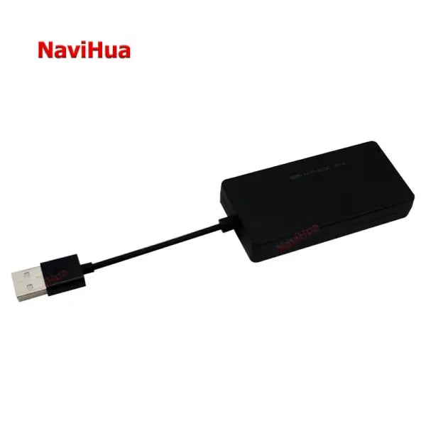 Wireless Smart Carplay Dongle for Android Navigation Player and Apple Carplay by USB Cable Stick with Android Auto