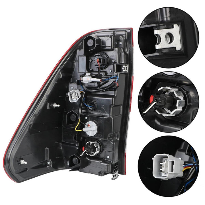 Car Craft Compatible With Toyota Hilux Revo 2016-2020 Upgrade Facelift Convert Car Rear Upgraded Tail Light Lamp Xenon Taillight Retrofit Upgrade Modified Led Drl Hid