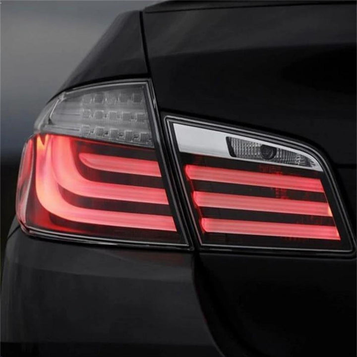 Car Craft Compatible With BMW 5 SERIES F10 2010-2017 Car Rear Upgraded Tail Light Lamp Xenon Taillight Retrofit Upgrade Modified Led Drl Hid CLEAR M5 STYLE CC-2897 - CAR CRAFT INDIA