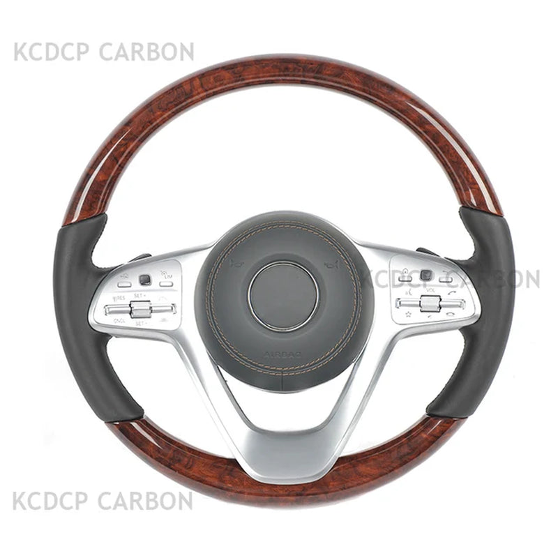 Wood Steering Wheel for Mercedes Benz S300 S320 S420 S500 S600 S400 S450 S350 S63 S65 Old Model Upgrade New Mode Steering Wheel