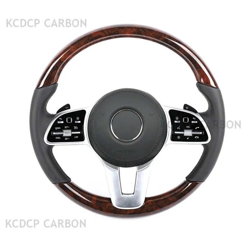 Wood Steering Wheel for Mercedes Benz S300 S320 S420 S500 S600 S400 S450 S350 S63 S65 Old Model Upgrade New Mode Steering Wheel