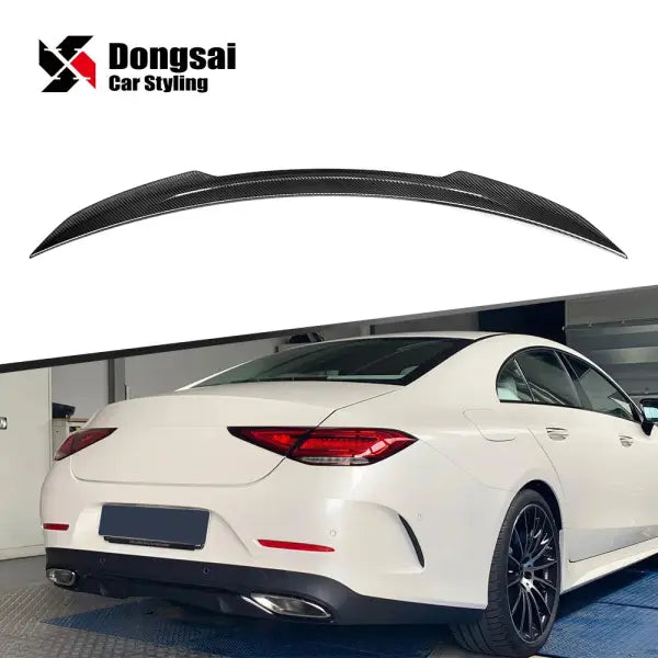 X Style Dry Carbon Rear Trunk Tail Wing Boot Lip Ducktail Spoiler for Mercedes Benz E Class W213 E43 E53 E63 AMG 2016+