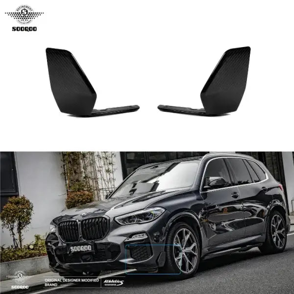 X5 G05 Carbon Fiber Front Splitter MP Style Gloss Dry Carbon Front Bumper Lip for BMW X5 G05 G05 LCI 2020+