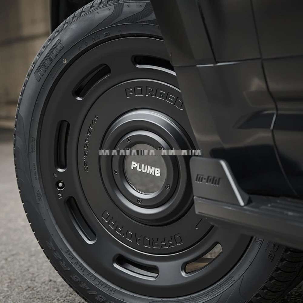 Car Craft Compatible With Range Land Rover Defender 2020-2025 Plumb M-one Alloy Wheel Macwheel Rim Black 22 Inch Plumb-018 - CAR CRAFT INDIA