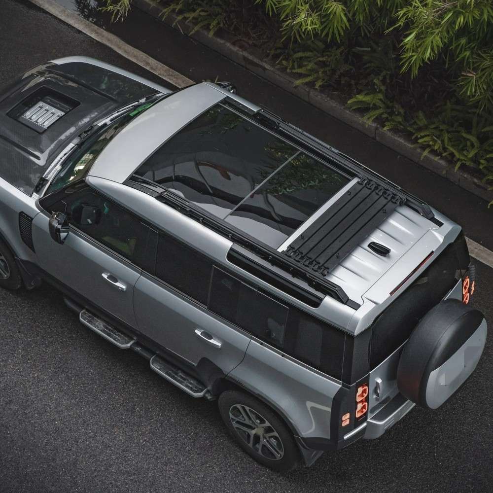 Car Craft Compatible With Range Land Rover Defender 2020-2025 110 Plumb M-one Adjustable Slimline Roof Rail Rack Plumb-006 - CAR CRAFT INDIA