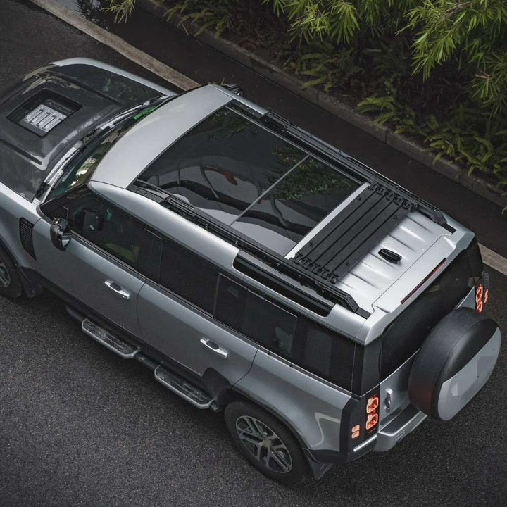 Car Craft Compatible With Range Land Rover Defender 2020-2025 110 Plumb M-one Adjustable Slimline Roof Rail Rack Plumb-006 - CAR CRAFT INDIA