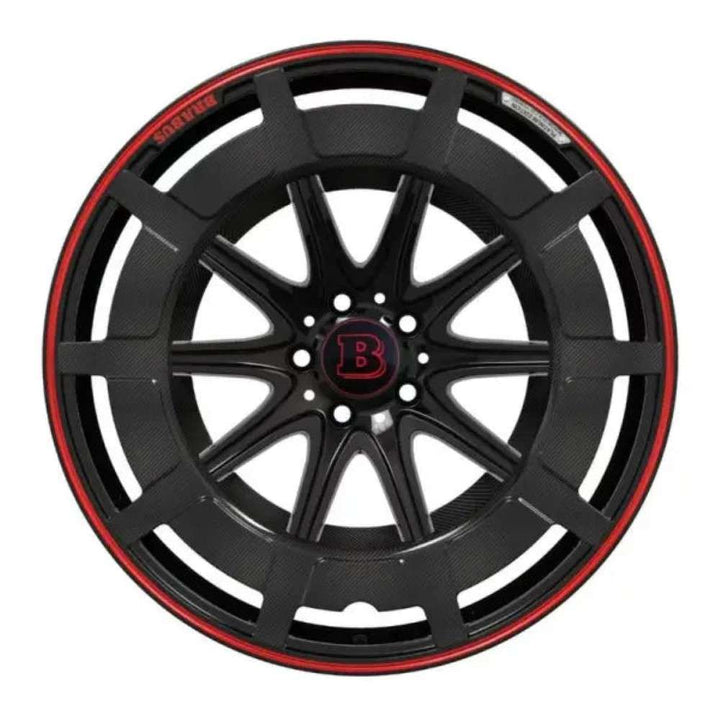 Car Craft Compatible With Mercedes A B C E S W177 W205 W206 W212 W213 W214 W221 W222 W223 G Glass W464 W464 W465 Gla W156 W247 Gle Gls W166 W167 Forged Alloy Wheel Macwheel Rim Brabus Style 19 Inch 1PC - CAR CRAFT INDIA