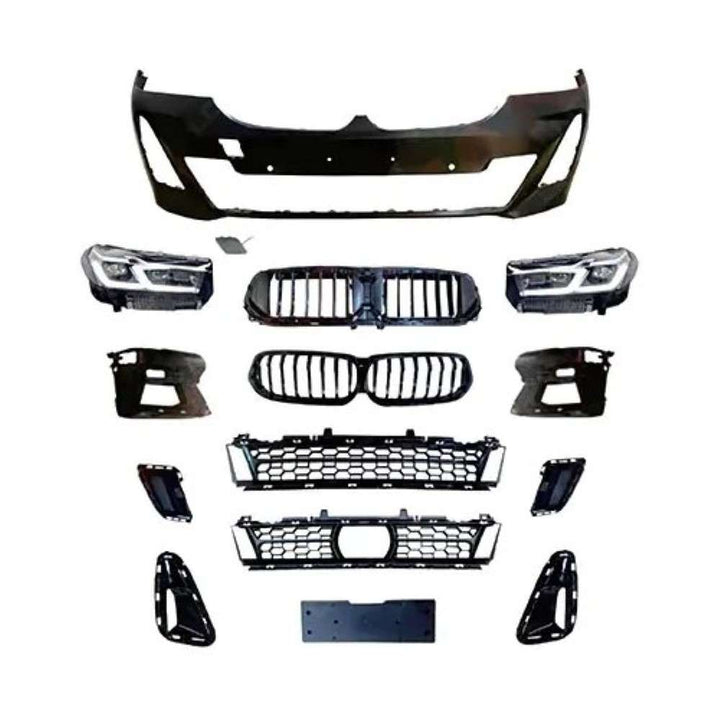 Car Craft Compatible With Bmw 6 Series Gt G32 2018-2020 To 2021+ Lci Upgrade Facelift Conversion Bodykit Bumper Headlight