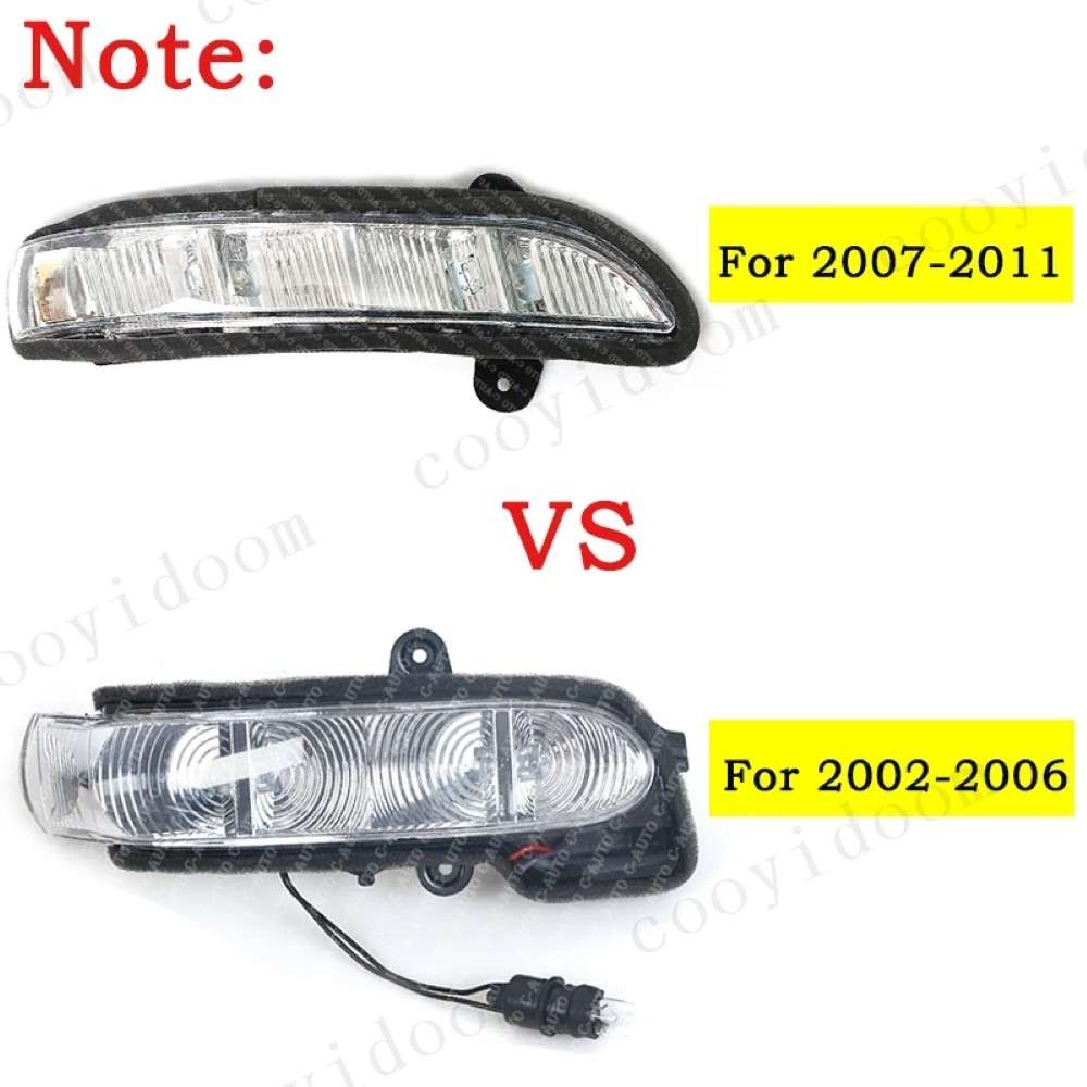 Car Craft Compatible With Mercedes Benz E Class W211 2007-2010 S Class W221 W219 2007-2010 Car Rearview Side Mirror Turn Signal Indicator Lights 2198200521 Left - CAR CRAFT INDIA