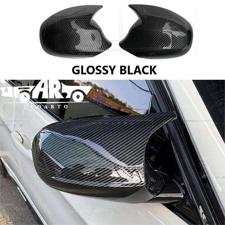 Car Craft Compatible With Bmw 3 Series E90 Lci 2008-2011 Side Rear View Case Wing Cap Shell Housing Mirror Covers 3m Tape Pasting Style Ar-mr-021 Glossy Black CC-8072 - CAR CRAFT INDIA
