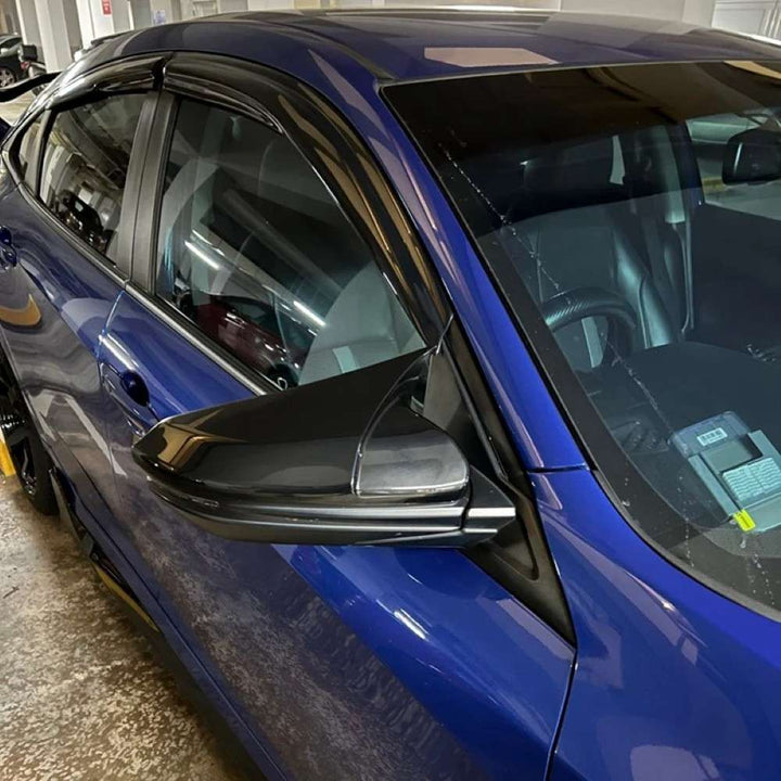 Car Craft Compatible With Honda Civic 2016-2021 Side Rear View Case Wing Cap Shell Housing Mirror Covers 3m Tape Pasting Style Ar-mr-013 Cf Carbon Fiber Look CC-8063 - CAR CRAFT INDIA