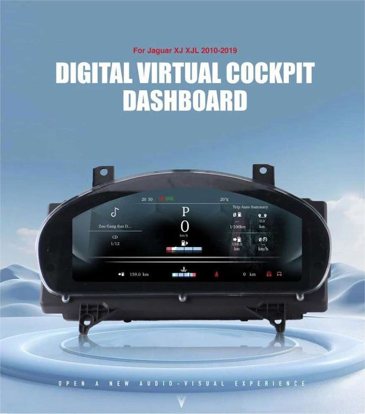 Car Craft Compatible With Jaguar Xjl Xf Xfl 2009-2019 Dashboard Lcd Speed O Meter Android Player Digital Instrument Cluster Screen Speedometer Display Car 12.3" CC-8431 - CAR CRAFT INDIA