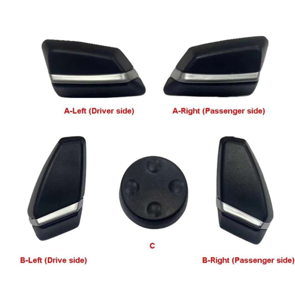 Car Craft Compatible With Bmw 5 Series F10 2010-2017 6 Series F12 F06 2011-2017 7 Series F02 2009-2016 X5 X6 F15 F16 2014-2019 Electric Seat Adjustment Switch Button Headrest Lumbar Support 61319275073 B Left - CAR CRAFT INDIA