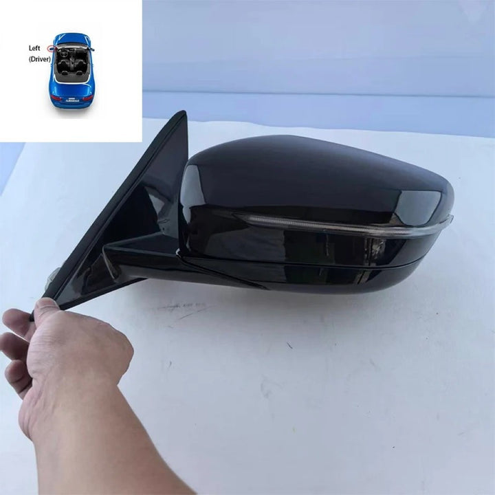 Car Craft Compatible With Bmw 3 Series F30 2012-2018 Rear Side View Mirror Cover Assembly For Converted Car To G20 G28 G80 G20 Style Rhd