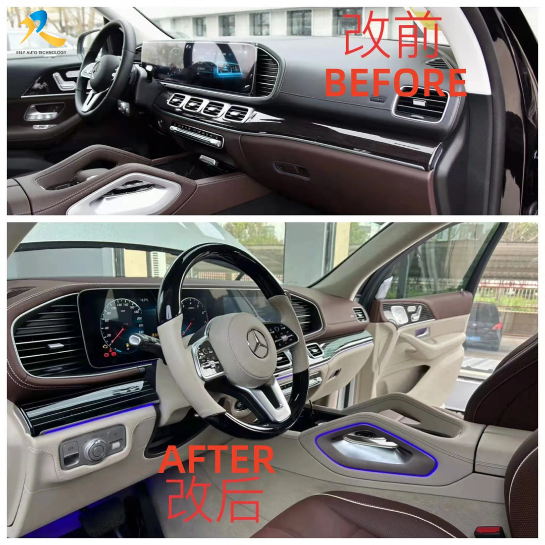 Car Craft Compatible With Mercedes Benz Gls Gls450 X167 W167 2019-2025 Maybach Gls 600 Interior Conversion Bodykit Recliner Seat Dashbord Trim Fridge Trims Seat Cover Upholistry Upholstery - CAR CRAFT INDIA