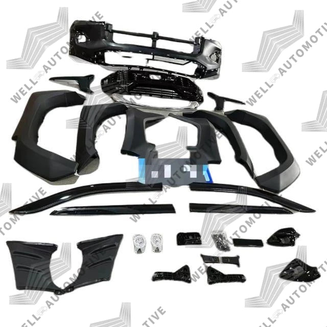 New Style Off-Road Parts Front Car Bumpers ABS Grille Black Body Kits  Upgrade to GR SPORT 2023